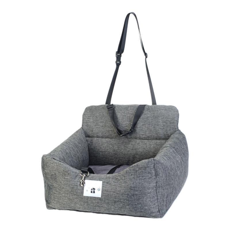 Detachable Dog Seat Cushion for Car Protection for Car Seats Extra Sturdy Grey