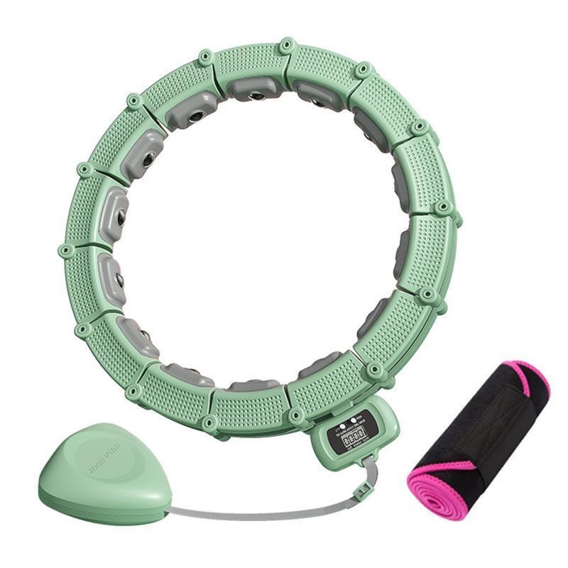 Smart 18 Knot Fitness Hoop, 2 in 1 Adjustable Circular Massage Equipment Women