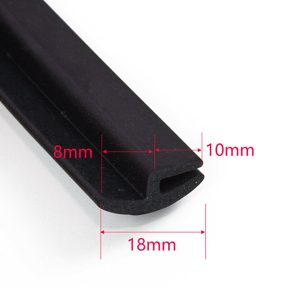 Windshield Panel Car Ageing Rubber Seal Strip Trim Moulding Water Diversion