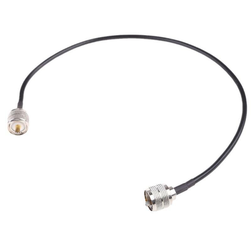 High-Power Digital Coax Cable UHF Male PL-259 to UHF Male Jumper Cable Easy Use