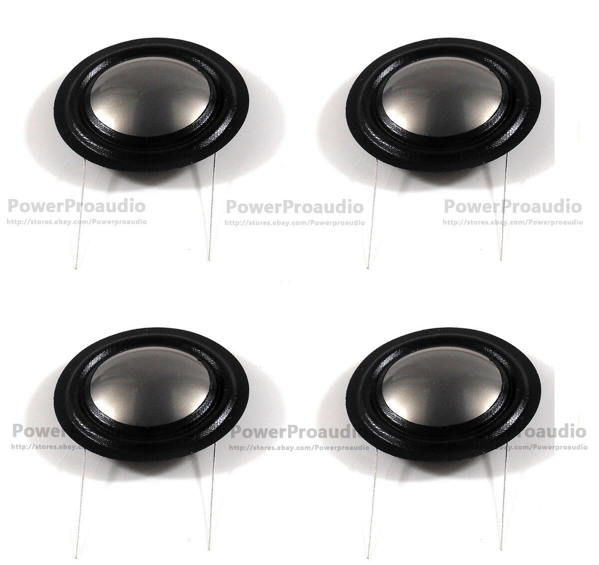 4PCS  25.4mm 25.5mm (1") silk+ Titanium Dome Tweeters ASV voice coil Round Wire