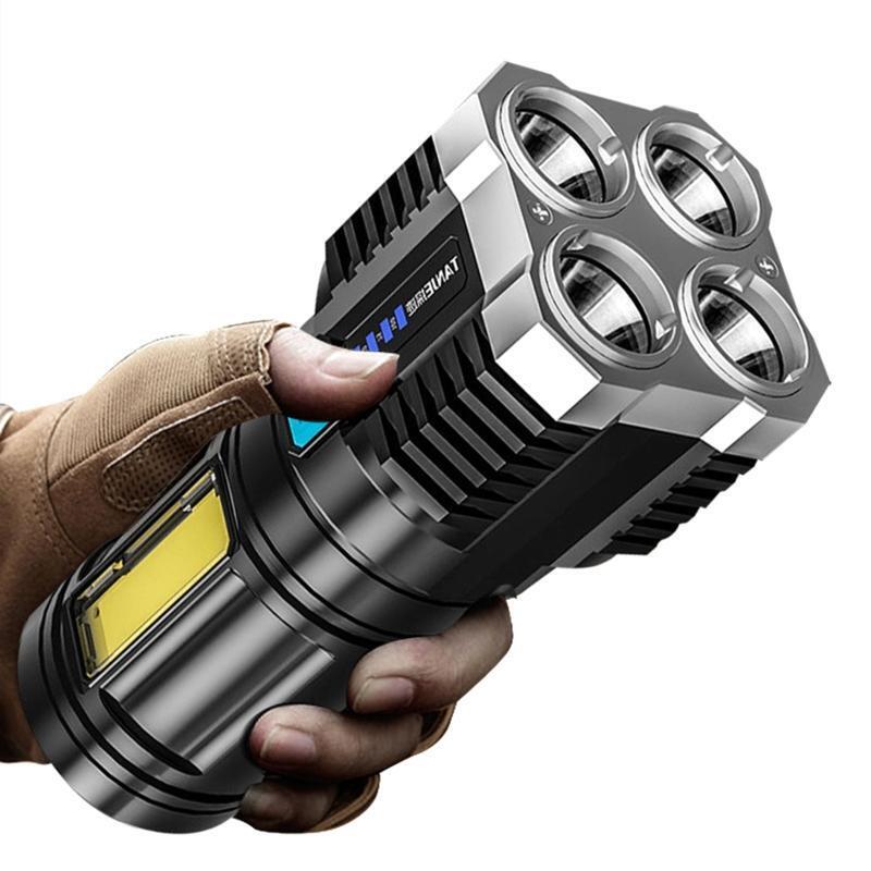 Strong Light LED Flashlight Handheld Spotlight Multi-Functional Flashlight