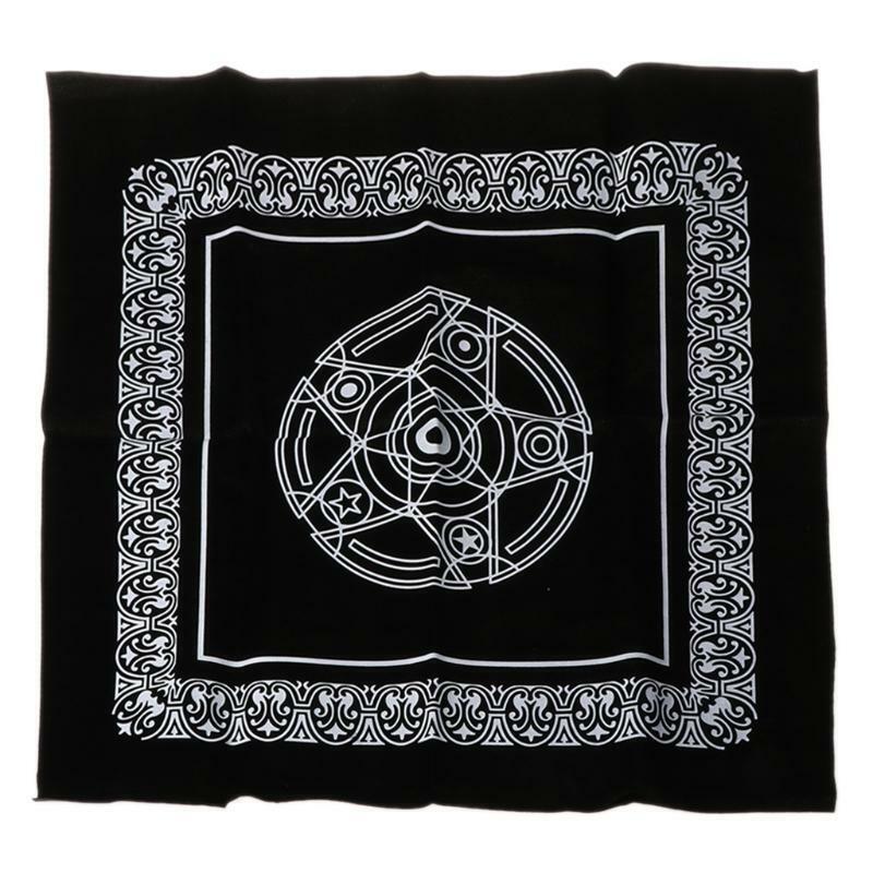 49x49cm Pentacle Tarot Tablecloth Astrology Divination Playing Cards Board Game
