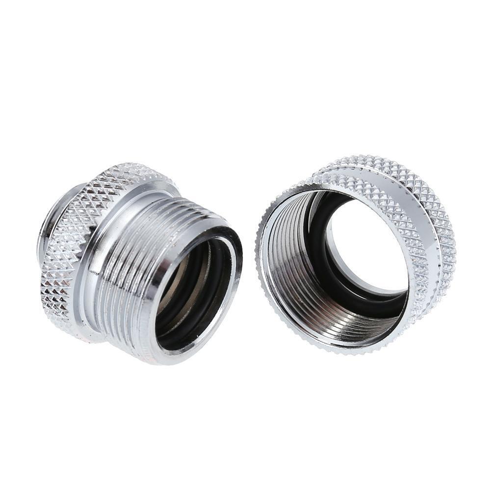 G1/4 14mm OD 4 Laps Hard Tube Quick Fitting Connector for PC Water Cooling