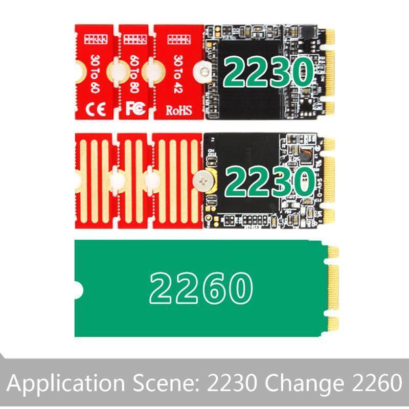 M2 M2PLUS NGFF NVME Support 2230 to 2242/2260/2280, 2242 to 2280, 2260 to 2280