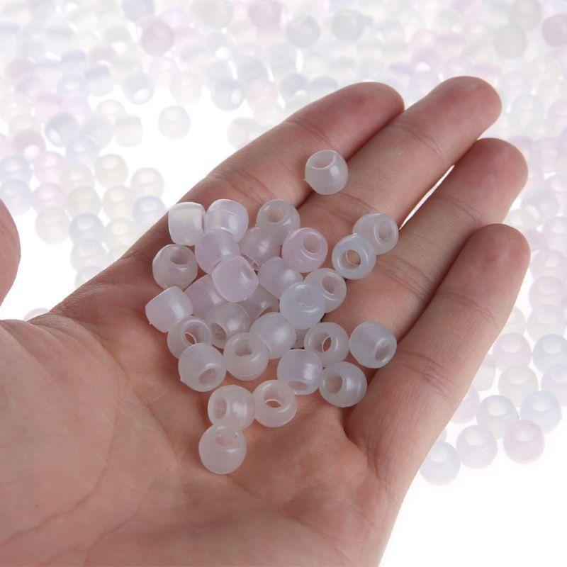 Color Changing Beads Glow in The Dark Flat Beads Acrylic UV Beads Glows in Dark