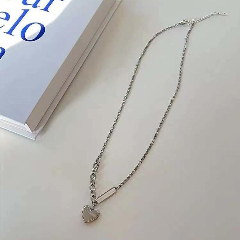 Japanese and Korean Love Necklace Female Ins Trend Hip-hop Punk Sweater Chain