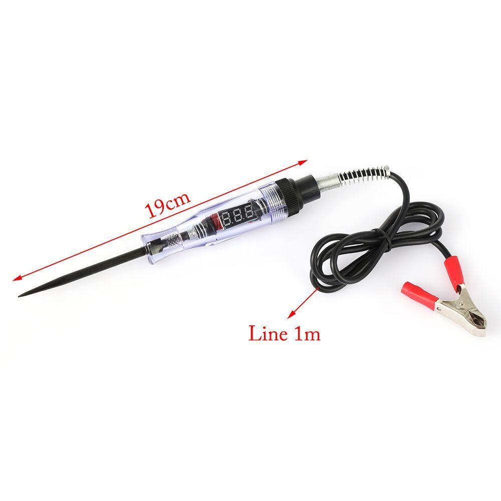 Tool LED Light Car Electric Voltage Test Pen  Tester Digital LCD Probe Detector