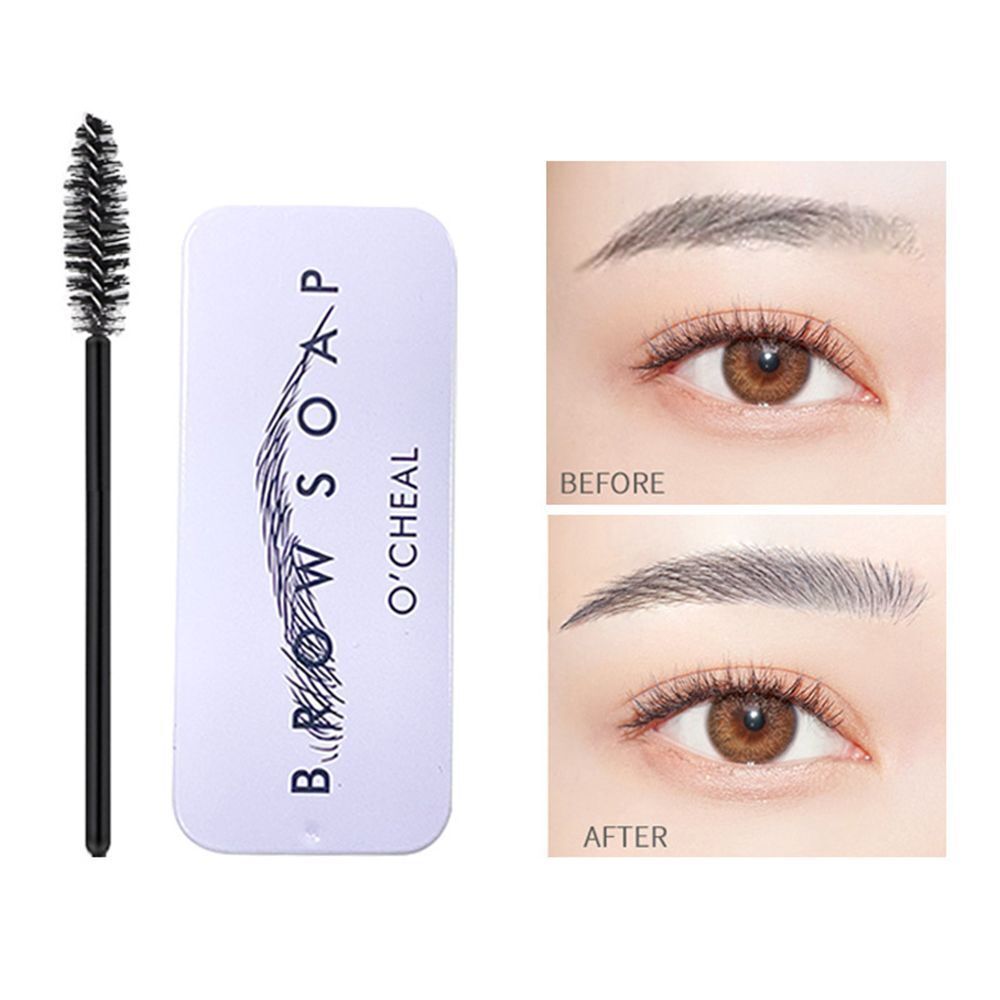 Fluffy Long-Lasting Eyebrow Soap Wax Eyebrows Pomade Gel Brows Wax Waterproof