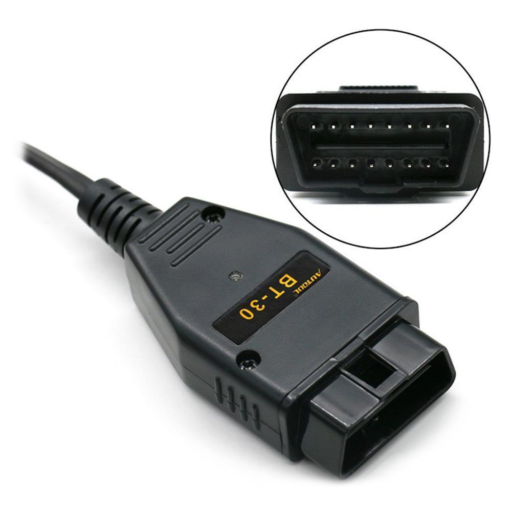 AUTOOL BT-30 Car OBD2 Battery Replacement Tool Emergency Power Supply Cable