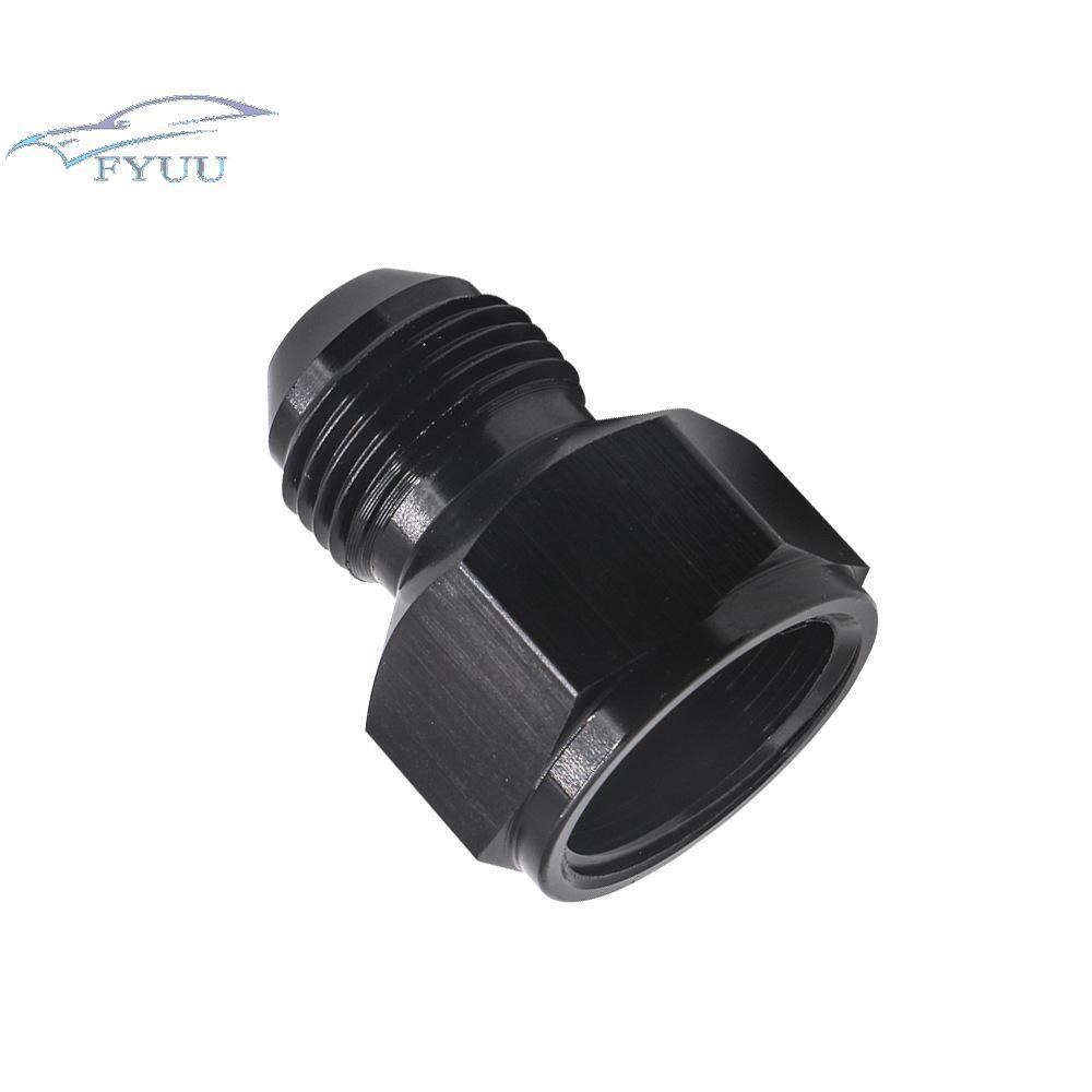 2 Pcs Black Aluminum Alloy 10AN Female to 8AN Male Flare Reducer Fitting Adapter