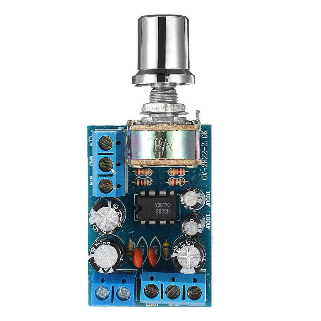 Stereo 2.0 Audio Amplifier Board Portable Mini Radiogram Amp Module