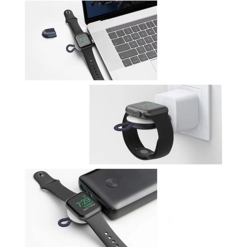 Charging Cradle Wireless Stand Power Charger Adapter Base for Iwatch 2/3/4/5/6/7