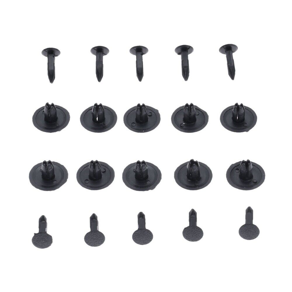 50Pcs Car Screws Push Nuts Interior Retaining Clips Fit for Mazda M3 M6 Replace