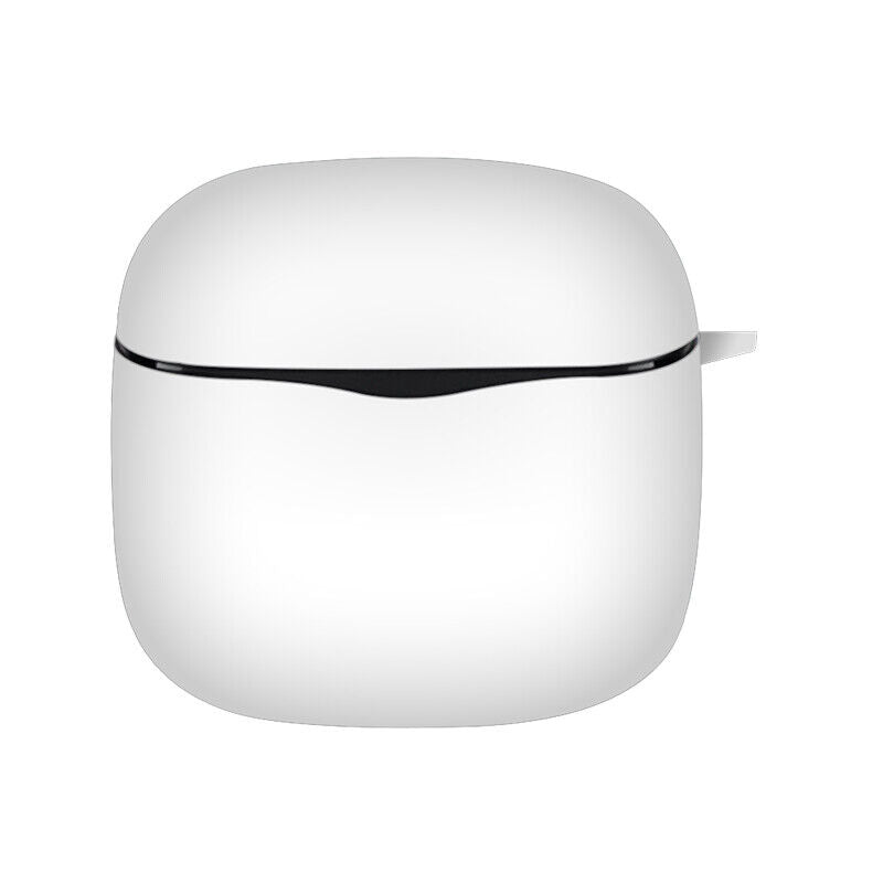 Wireless Earphone Cover for SoundPEATS Air3 Silicone Protector Case (White)