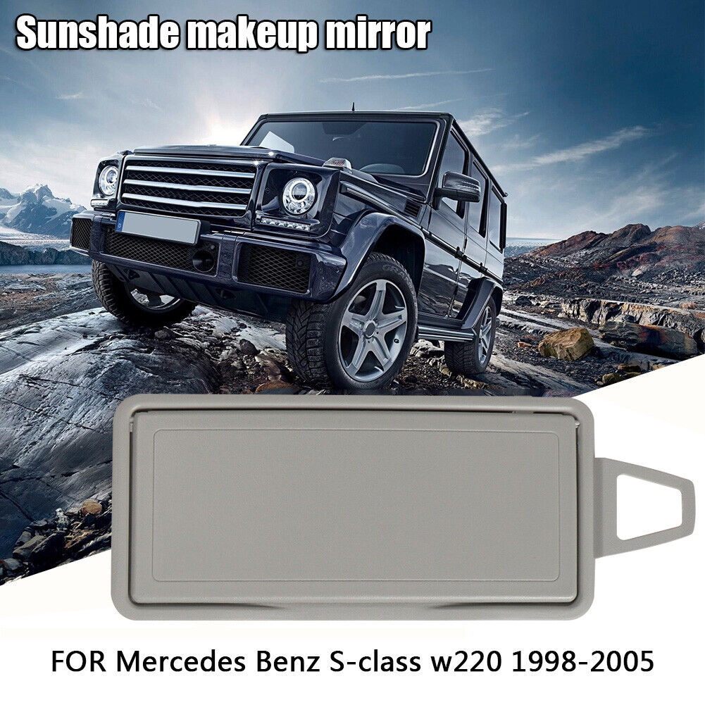 Auto Sun Visor Shade Mirror Cover Board for Benz S-Class W220 (Grey Left)