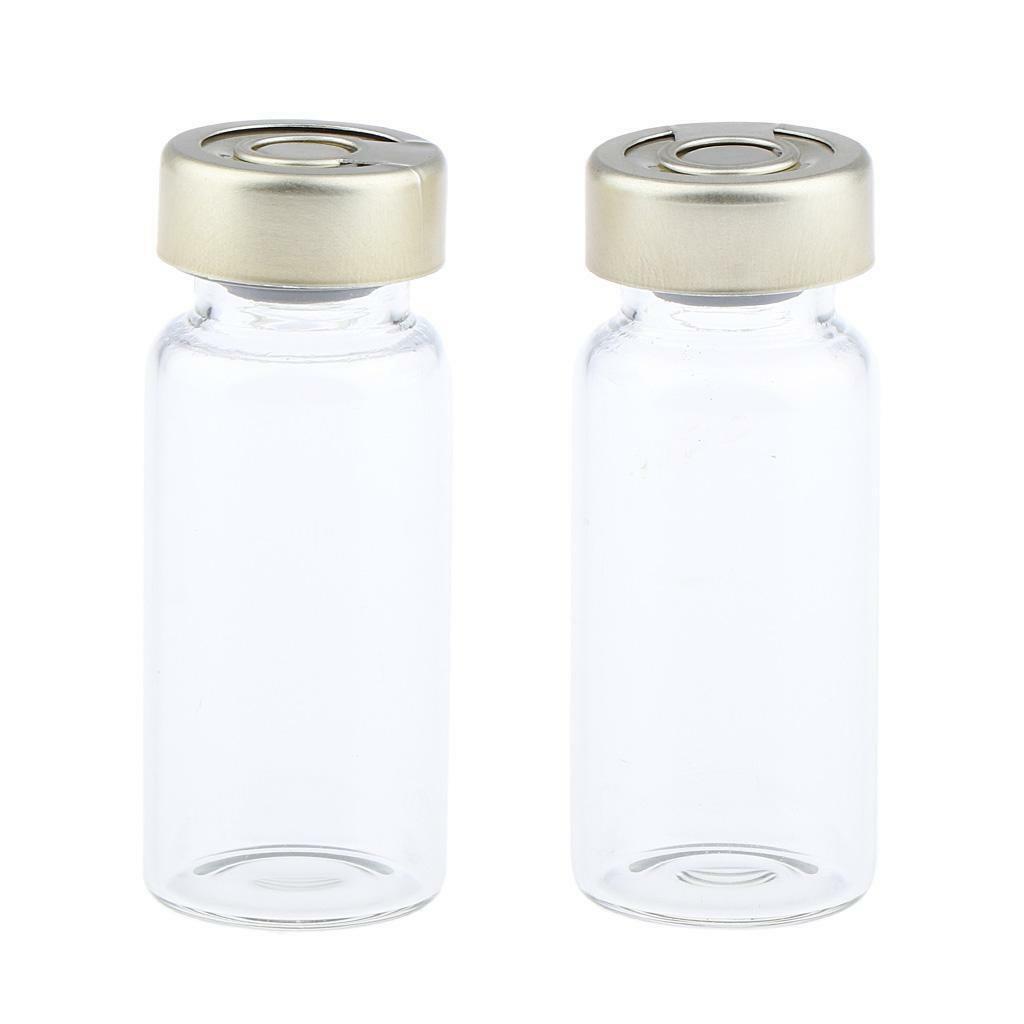 20pcs Refillable Empty Bottle   Powders - Clear, 10ml