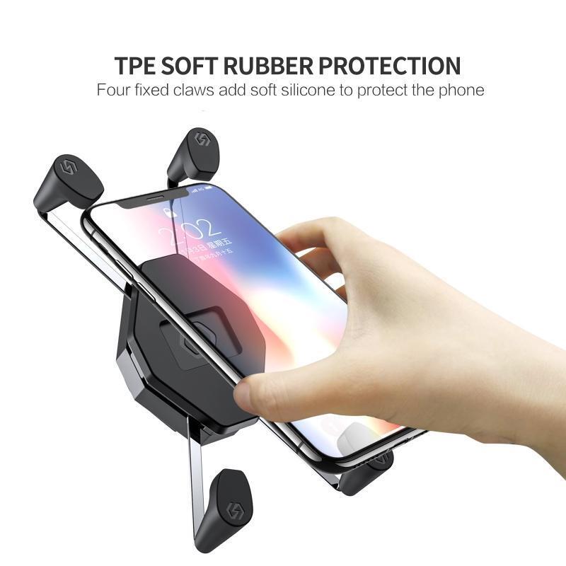 Motorcycle Ball Head Rack with M8 Thread for 3.5''-7'' Cellphone 360° Rotation