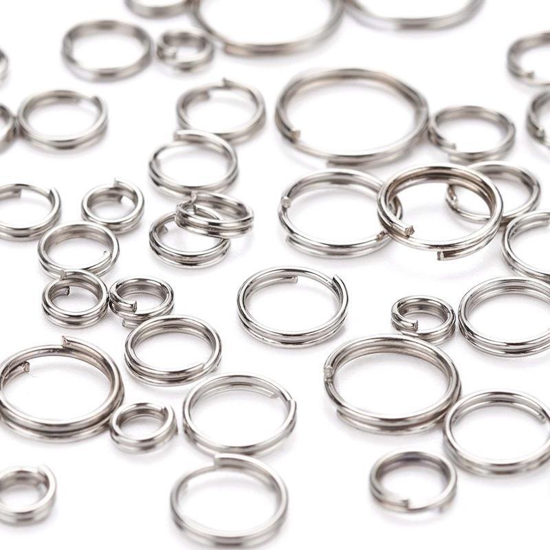 Bifurcated Ring with Bifurcated Ring Pliers Double Closed Jump Ring Split Ring