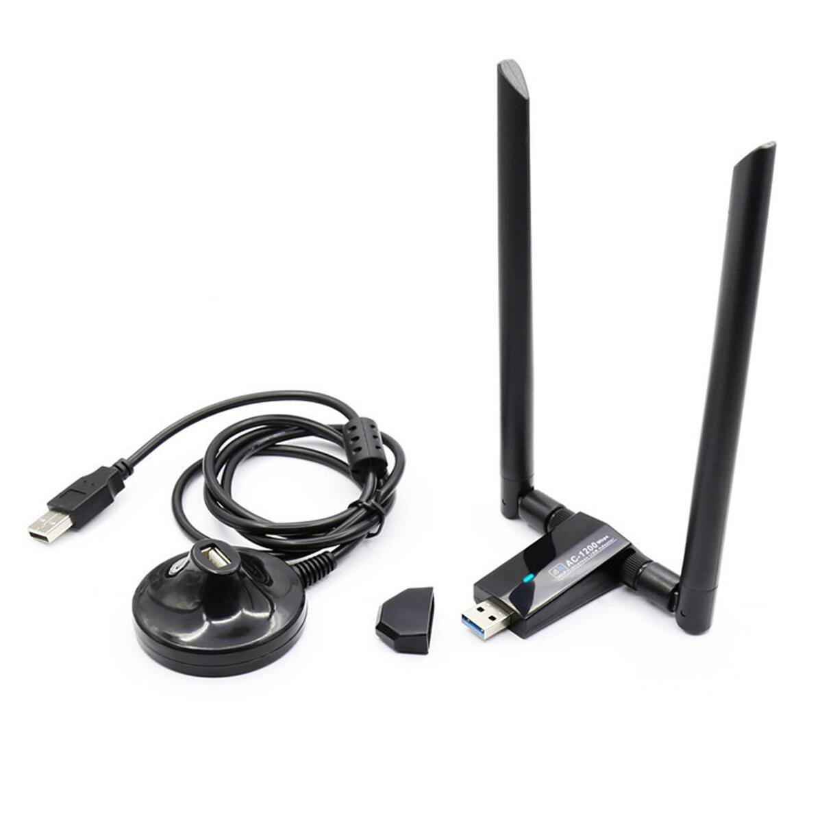 AC1200 Double Bande Sans Fil USB 3.0 WiFi Adaptateur Réseau Carte w