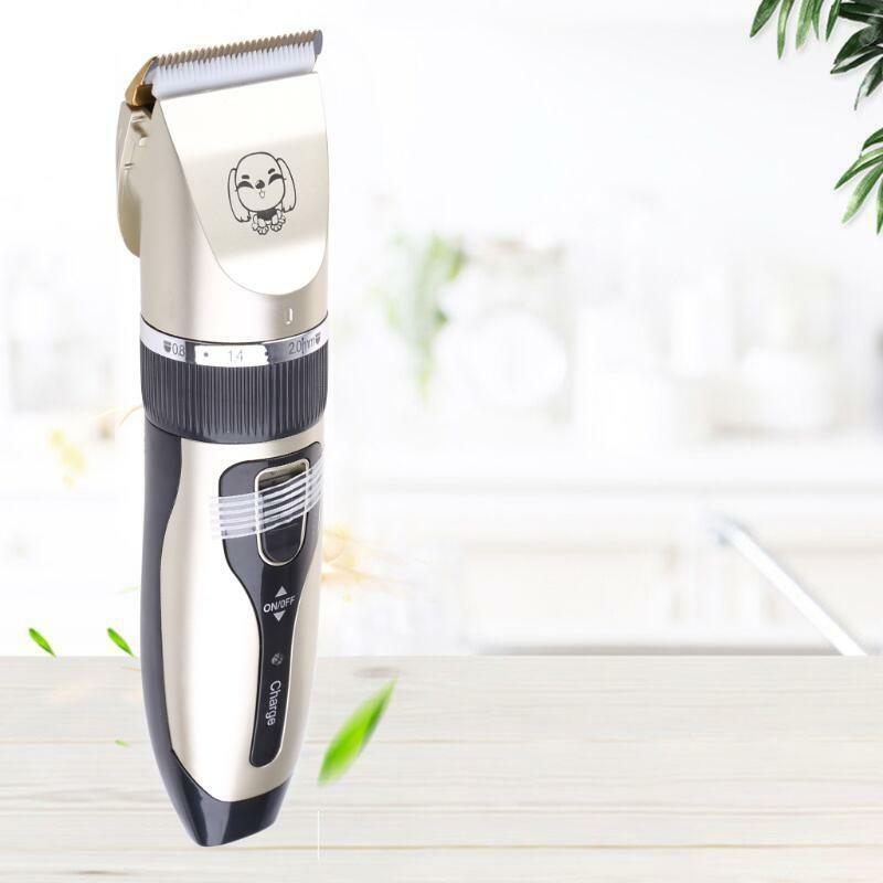 Dog Hair Trimmer Electric Pet Hair Clipper Kit Dog Grooming Shaver Scissors Comb
