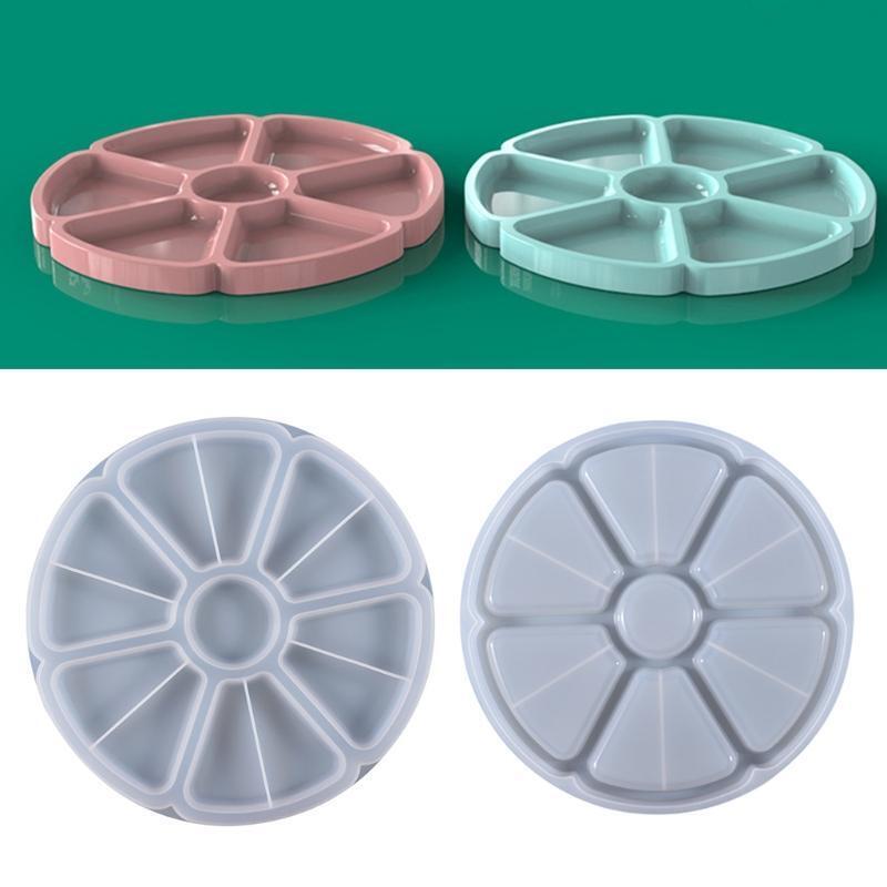 DIY Crafts Casting Mold Petal Fruit Tray Mold Handmade Decoration Crystal Mold