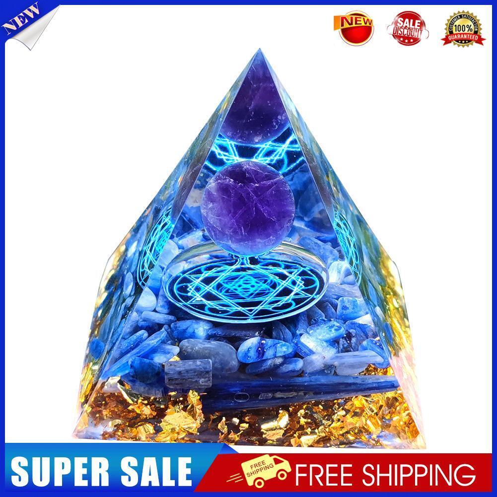 Ogan Pyramid Natural Crystal Energy Tower Energy Healing Reiki Chakra (B)