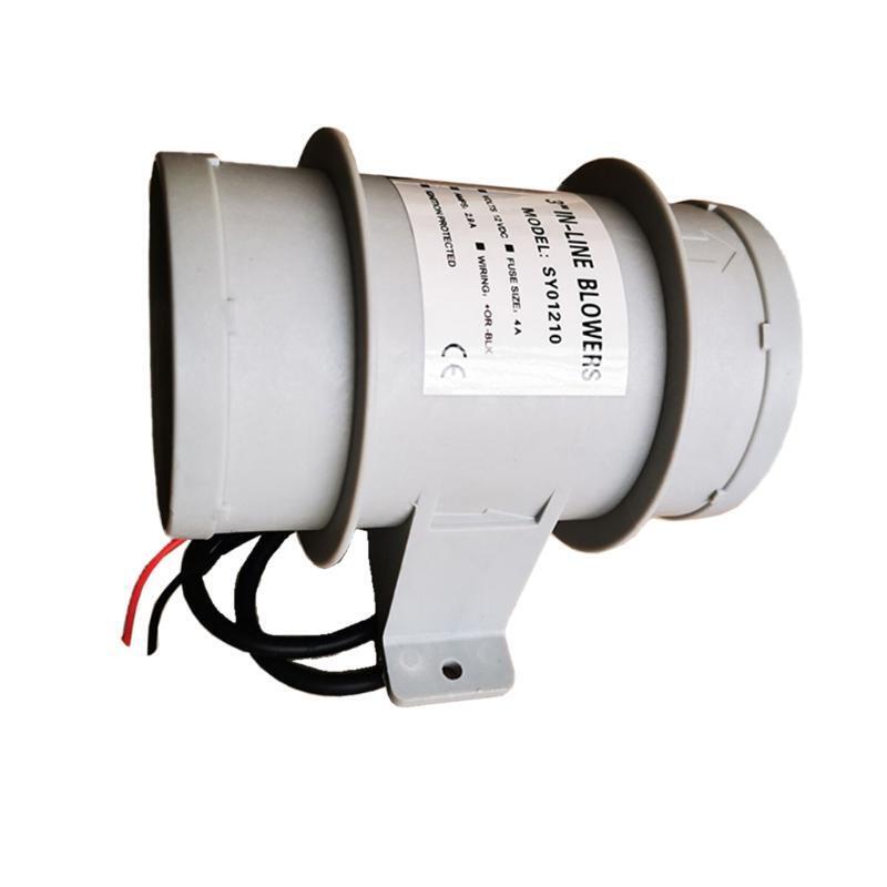 Round Duct Fan Booster Exhaust Ventilator Vent Air Extractor for Motorhome RV
