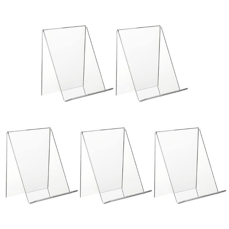 5 Pcs Clear Acrylic Holders Decorative Clear Acrylic Display Stands Clear Holder