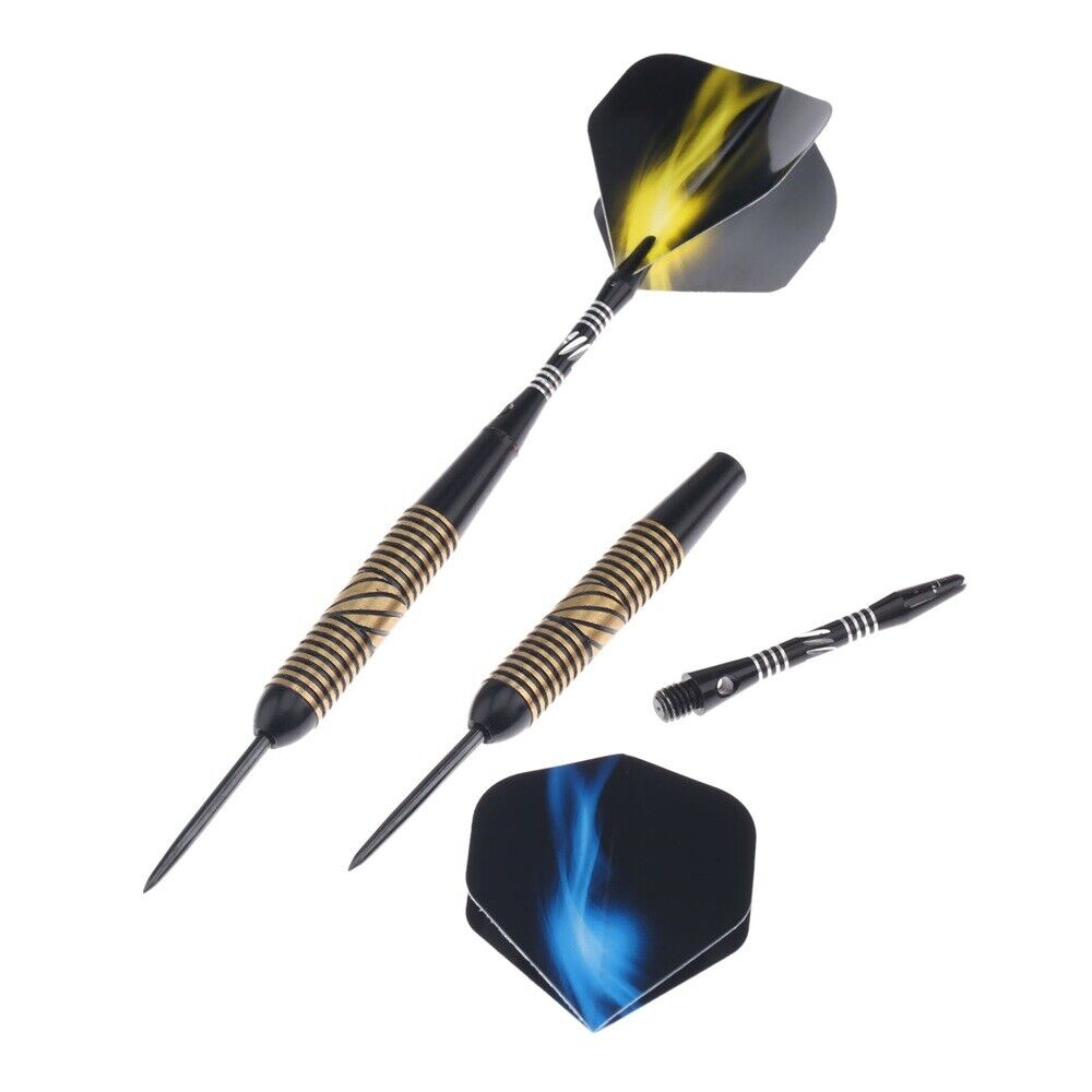 23 Grams Steel Tip Brass Darts Set With Dart Flights & Case 1 Set Durable Use