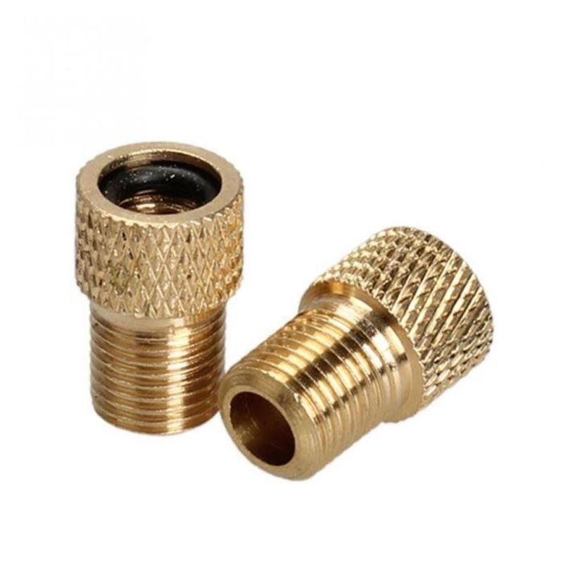Converter Adapter Presta to Schrader Brass Bicycle Valve Adapter