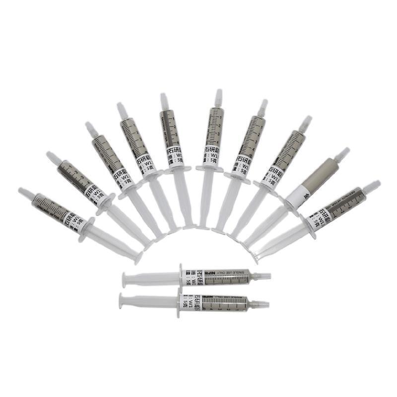 16x/Set Water Solubility Diamond Polishing Lapping Paste Compound Syringes Set