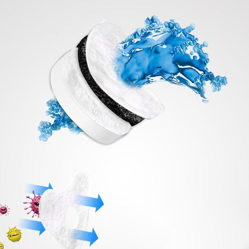 Activated Carbon Filters Heart Shape For Automatic Water Drinking Fountain 4pcs