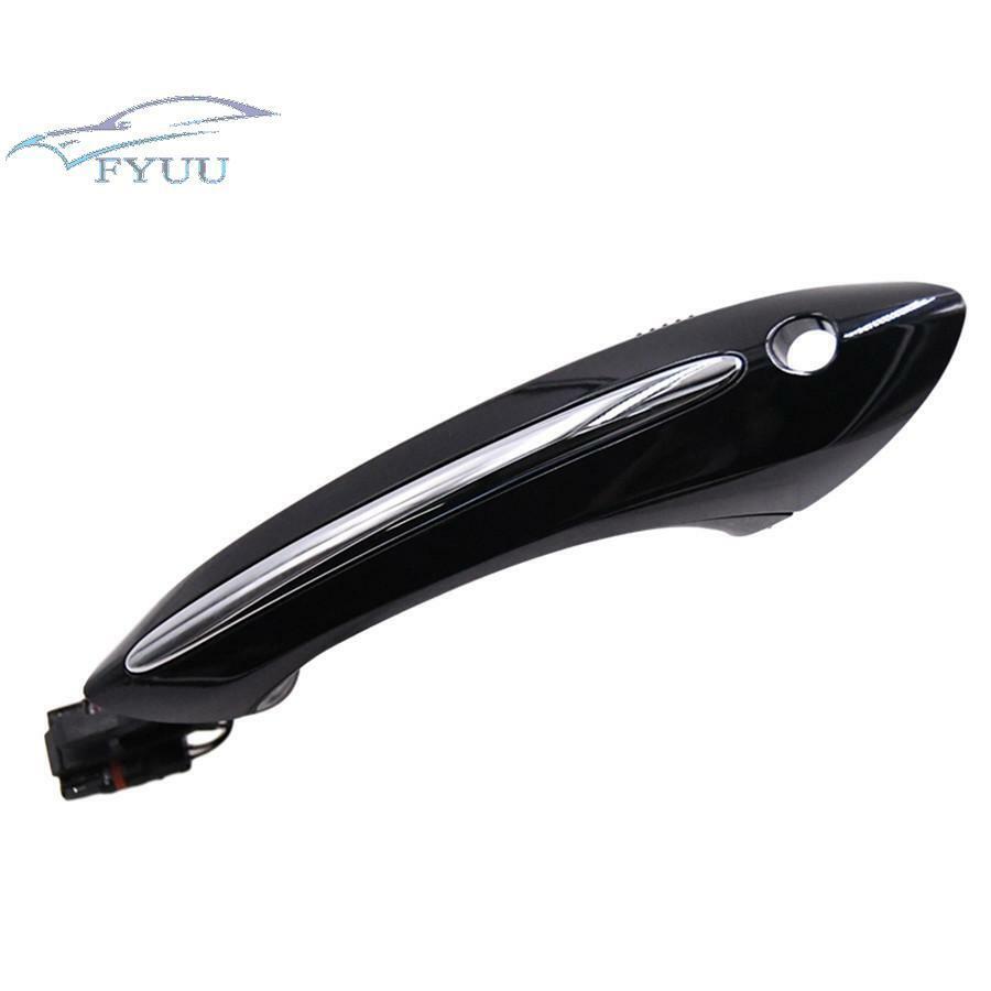 1pc Black Car Exterior Comfort Access Door Handle Front Left For BMW F10 F01 F02