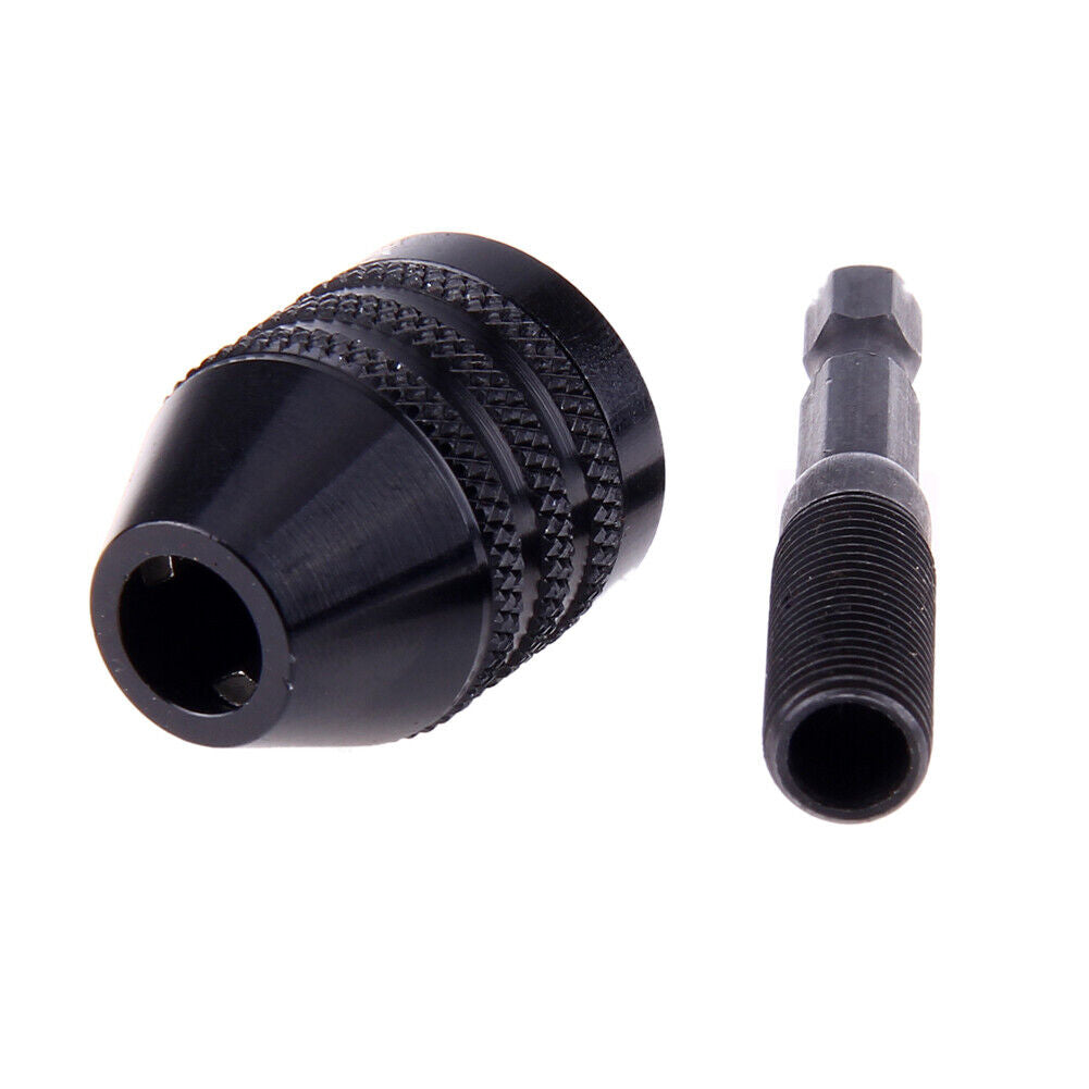 0.6-8mm Keyless Drill Chuck Screwdriver Impact Driver Adaptor Hex Drill