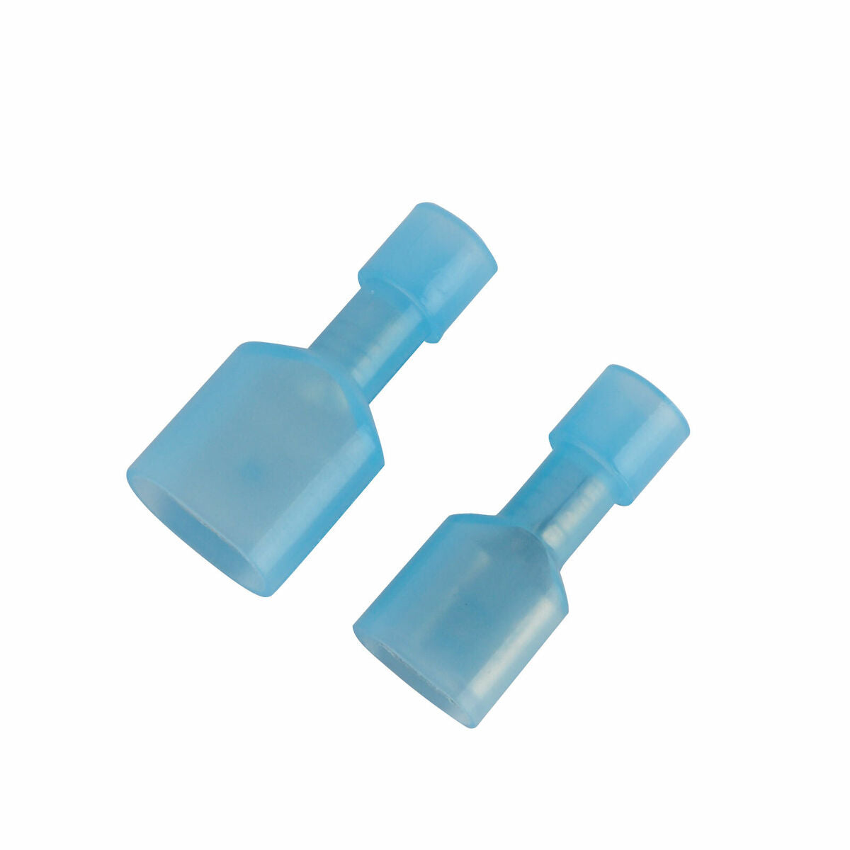 50pcs Female & Male Fully Insulated Wire Terminals Spade Connectors Blue