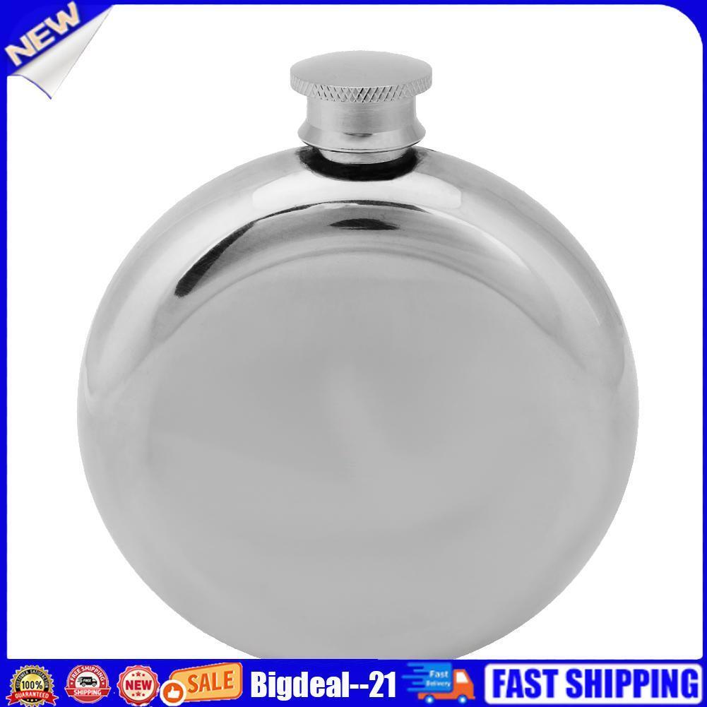 5oz Portable Round Hip Flasks Stainless Steel Liquor Wine Bottle Pots Gifts