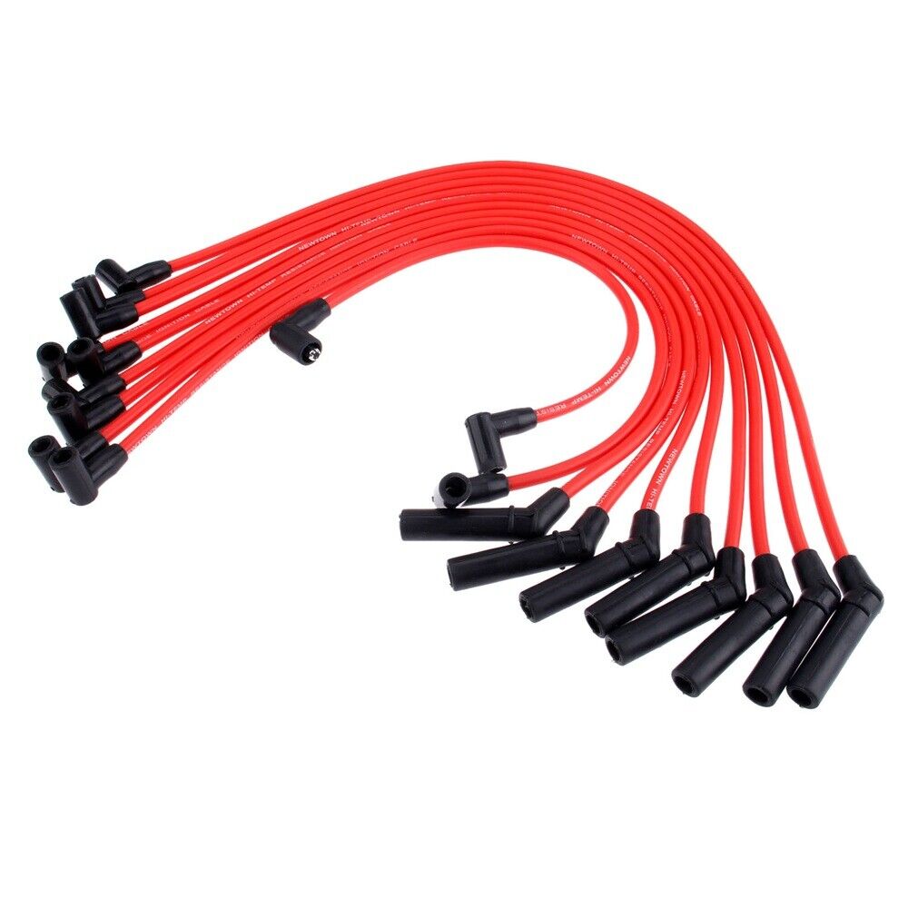 Fit for Ford Racing 9mm RED Ignition Wire Set 5.8L 5.0L 351W 302 Spark Plug Wire