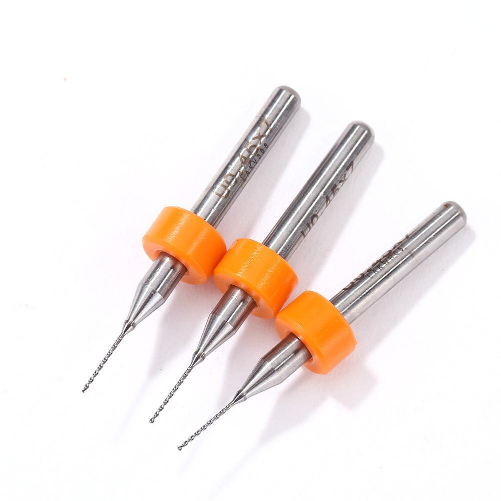 10pcs Engraving Drill Bits Tungsten Steel Woodworking Hand Drill (0.45mm)