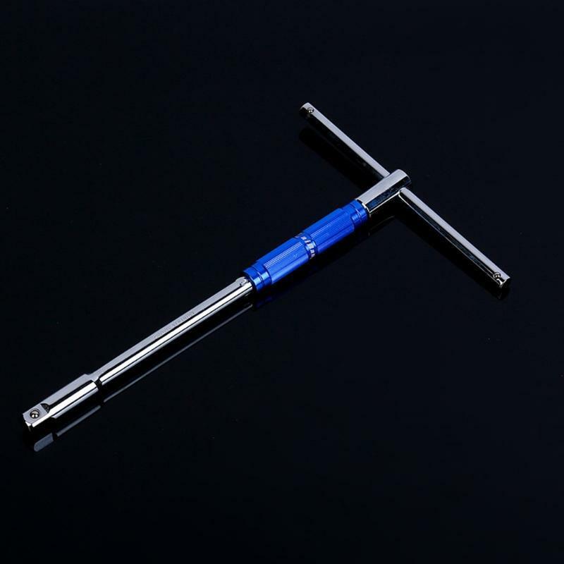 T-type Handle Socket Wrench Deep Reach Nut Driver Soft Grip T-bar Auto Repair