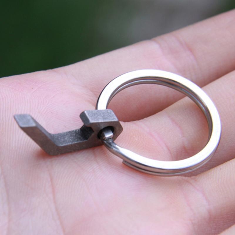 Keychain Multi-tool Bottle Opener Slot Screwdriver Metal Pocket Tool for Men