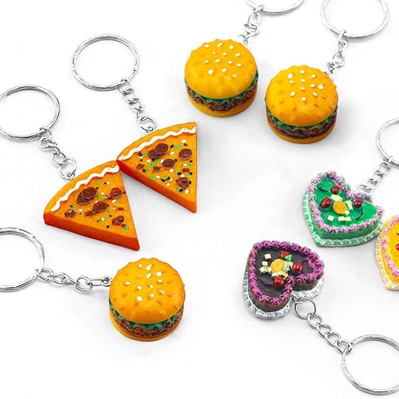 Classical Colorful Key Chain Ring Kit Jewelry Making DIY Craft 2 Different Color