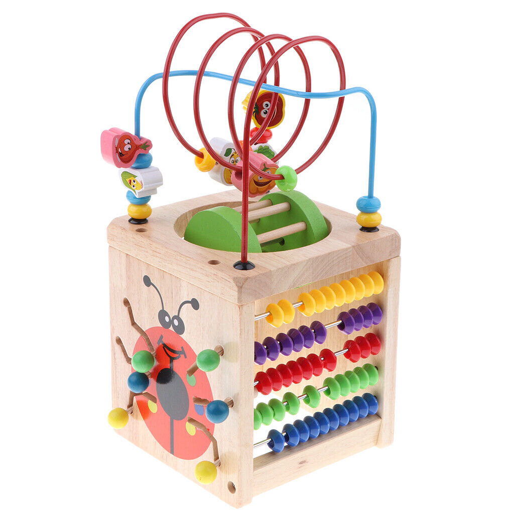 Wooden Activity   Wooden Bead Maze Educational Preschool Learning