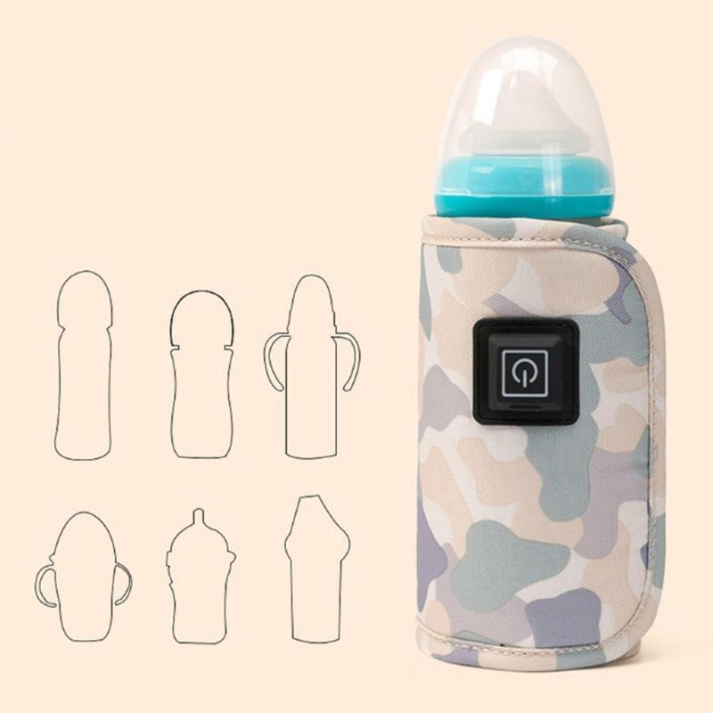 Portable USB Baby Bottle Warmer Travel Milk Warmer Infant Feeding Bottle Warmer
