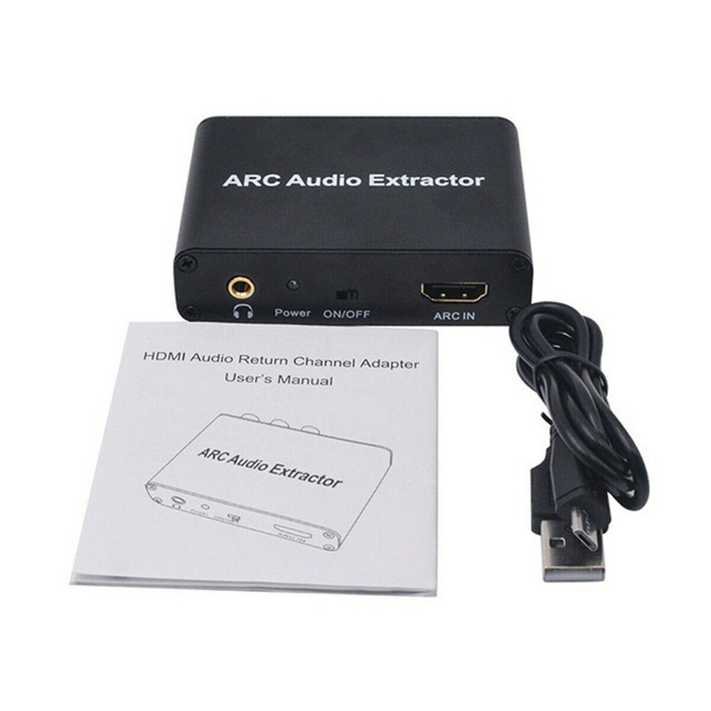 Return Channel Converter HDMI-compatible ARC Audio Extractor Digital to Analog