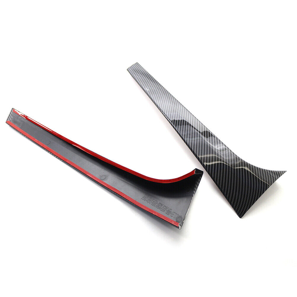 2pcs Rear Window Side Spoilers for Skoda Kodiaq 16-20 (Carbon Fibre Line)