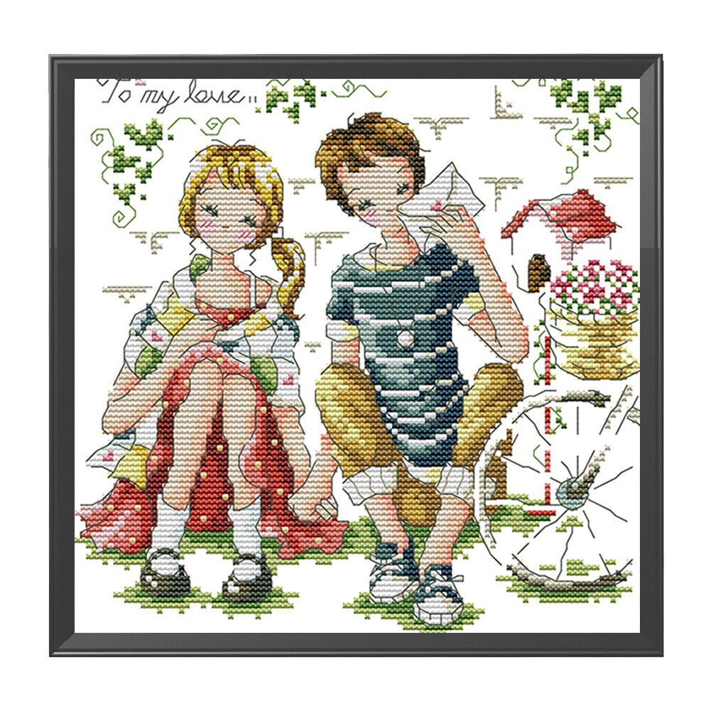Partial Embroidery Set Love of Life Cross Stitch Kit 14CT Stamped DIY Craft