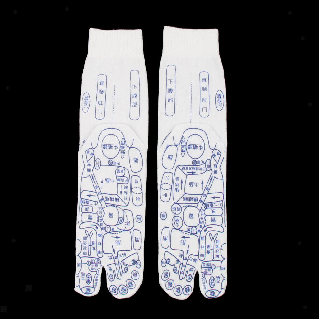 Foot Pressure Point Acupuncture Reflexology Socks for Men  M