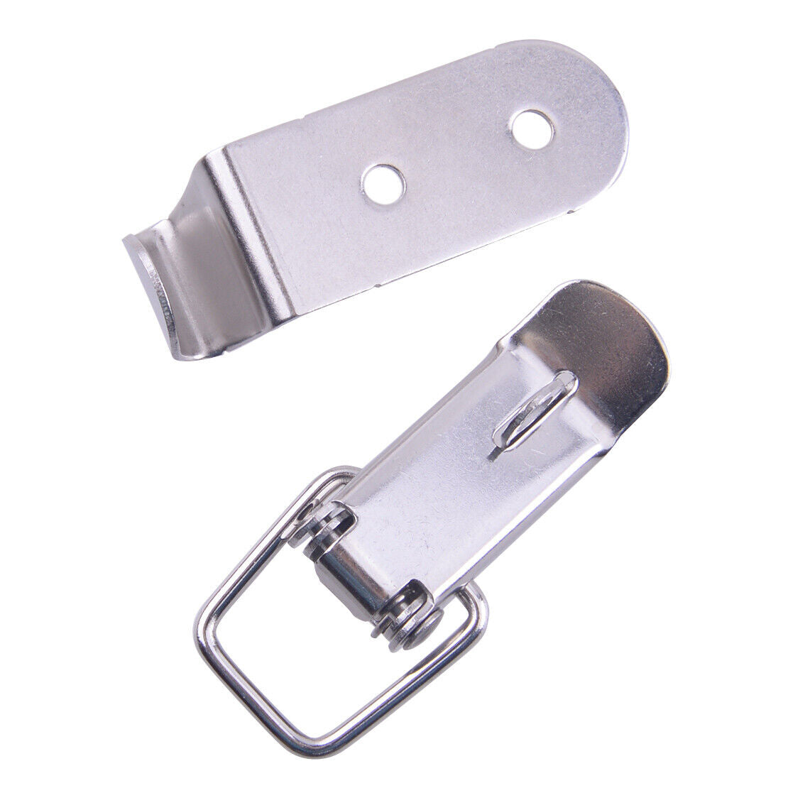 4set Stainless Steel Latch Spring Loaded Draw Toggle Latch Catch Clamp Clip