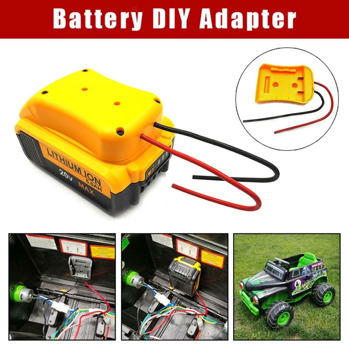 DIY Battery Adapter for 14. DCB140 DCB182 DCB200 DCB201 DCB203 DCB204